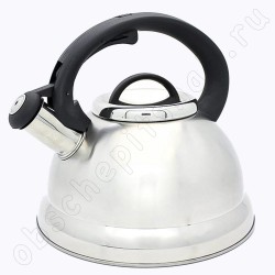 Чайник 3,0 л нержавеющая сталь, для индукции КТ-108К