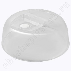 Пластиковая крышка для микроволновки СВЧ с клапаном (258х110мм)