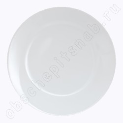 Тарелка фарфор белая мелкая 125 мм 5С0488 декоративная