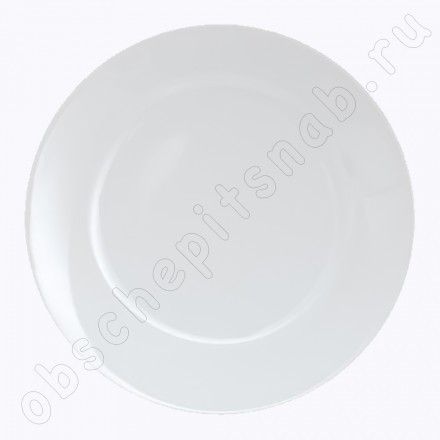 Тарелка фарфор 125 мм мелкая белая декоративная