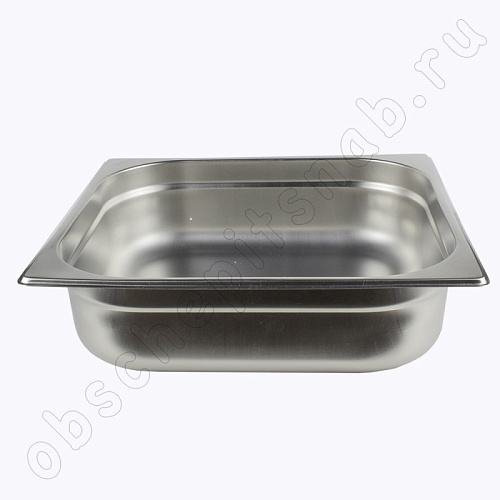 Гастроемкость Luxstahl из нержавеющей стали GN 2/3 327х353х100 мм Гастроемкость Luxstahl из нержавеющей стали GN 2/3 327х353х100 мм