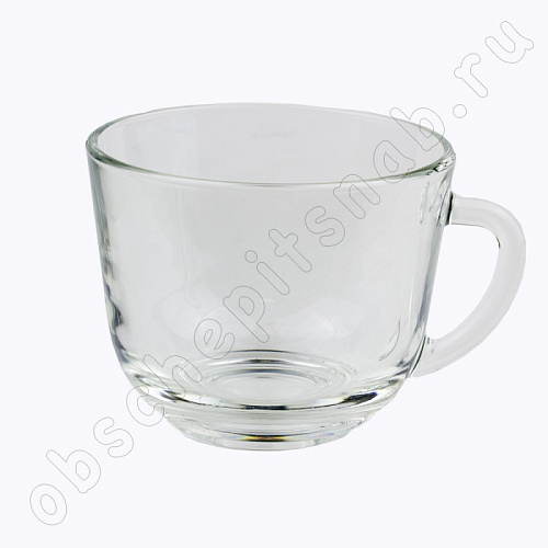 Кружка стекло без блюдца 200 мл Гламур Кружка стекло без блюдца 200 мл Гламур