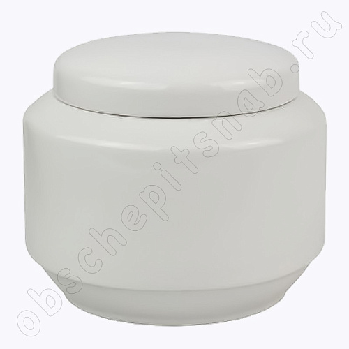 Сахарница с крышкой фарфор 285 мл. Комфорт Белье 5С0107 Сахарница с крышкой фарфор 285 мл. Комфорт Белье 5С0107