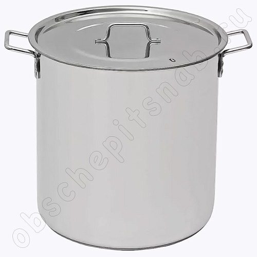 Котел из нержавеющей стали ТРС 50 л. клепаные ручки (40*45,5см) КТ-ОБ-52 КВ Котел из нержавеющей стали ТРС 50 л. клепаные ручки (40*45,5см) КТ-ОБ-52 КВ