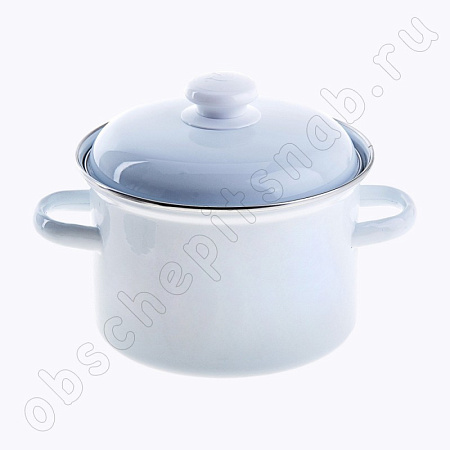 Кастрюля эмалированая с крышкой 3 л Кастрюля эмалированая с крышкой 3 л