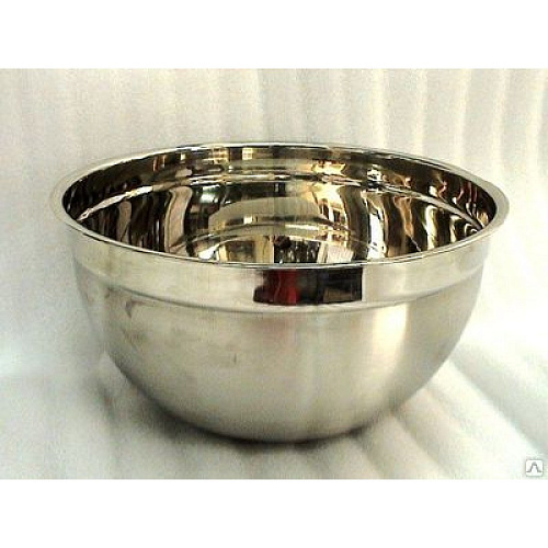 Миска из нержавеющей стали глубокая Элеганс 5,5 л. (диаметр 26 см) Миска из нержавеющей стали глубокая Элеганс 5,5 л. (диаметр 26 см)