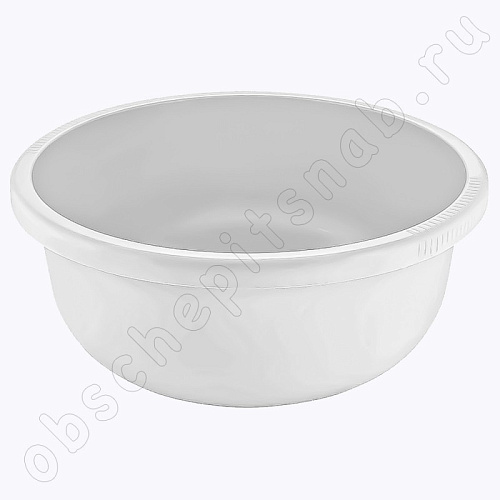 Таз пластиковый 4л круглый белый Disco Таз пластиковый 4л круглый белый Disco