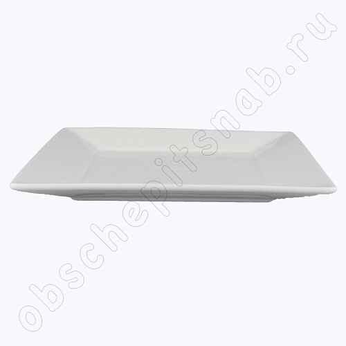 Тарелка фарфор 212x212 мм мелкая квадратная «Day» фк102 Тарелка фарфор 212x212 мм мелкая квадратная «Day» фк102