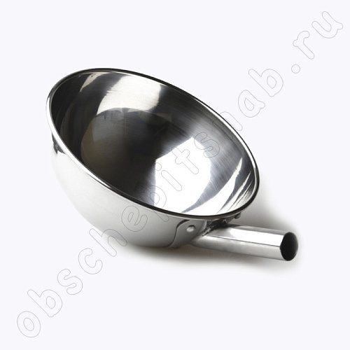 Черпак из нержавеющей стали 2 л без ручки (210мм) кт1252 Черпак из нержавеющей стали 2 л без ручки (210мм) кт1252